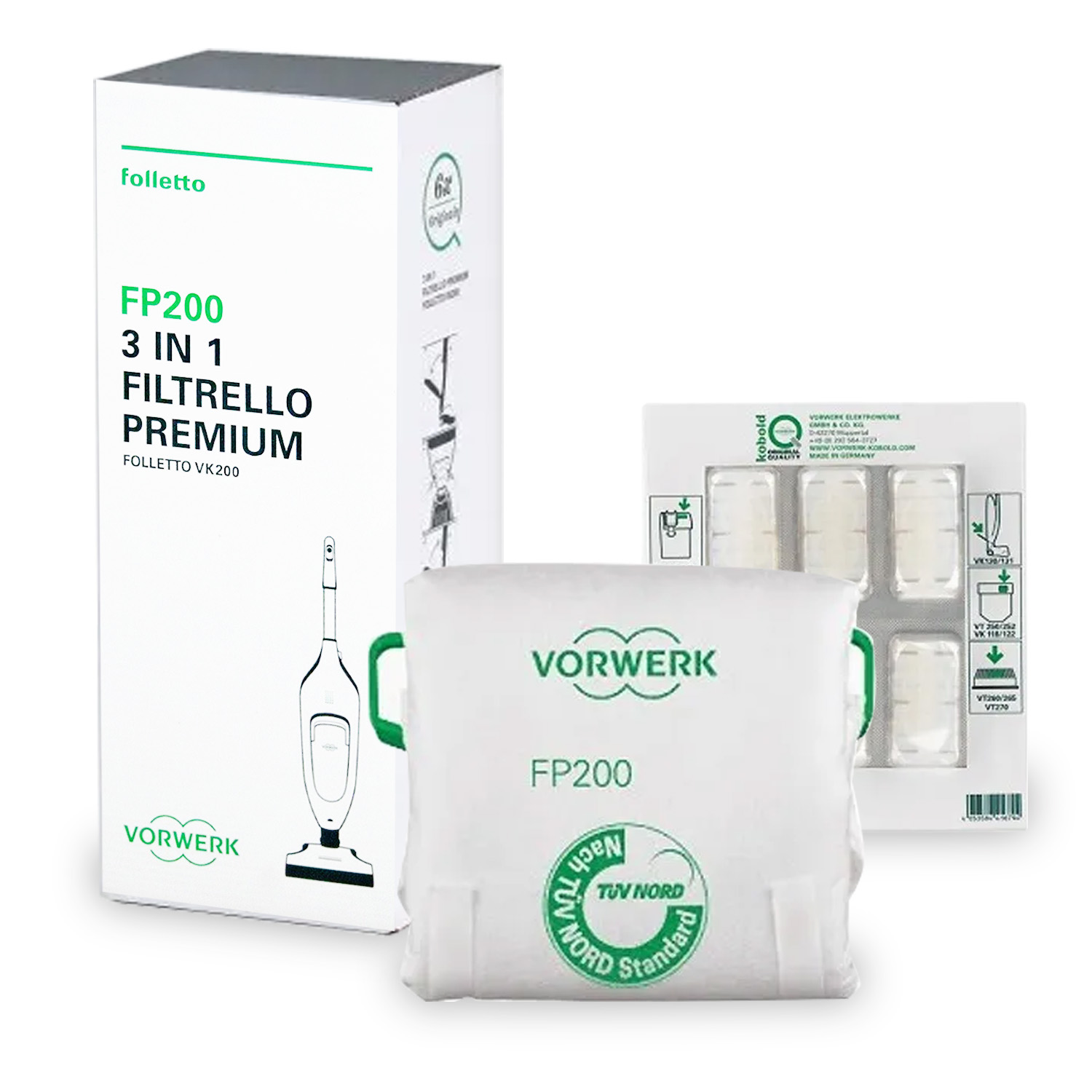 Sacchetti in microfibra per modelli VK200 e VK220S con profumini DOVINA