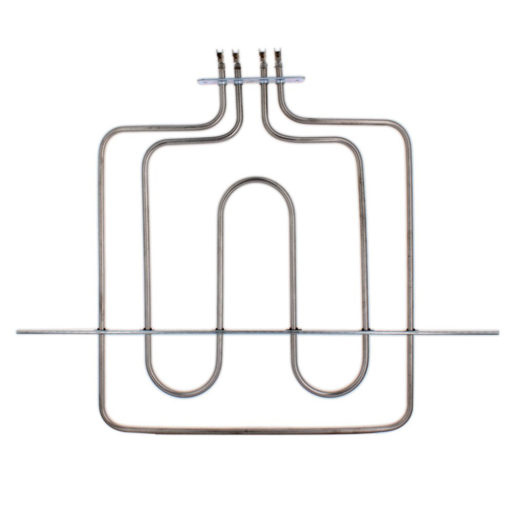 Resistenza per forno cielo 1500+750 W 220v misure 328x294mm flangia 100mm intera