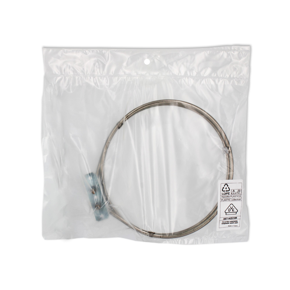 Resistenza circolare per forno ventilato 230V - 2400 W confezionata con foro ada