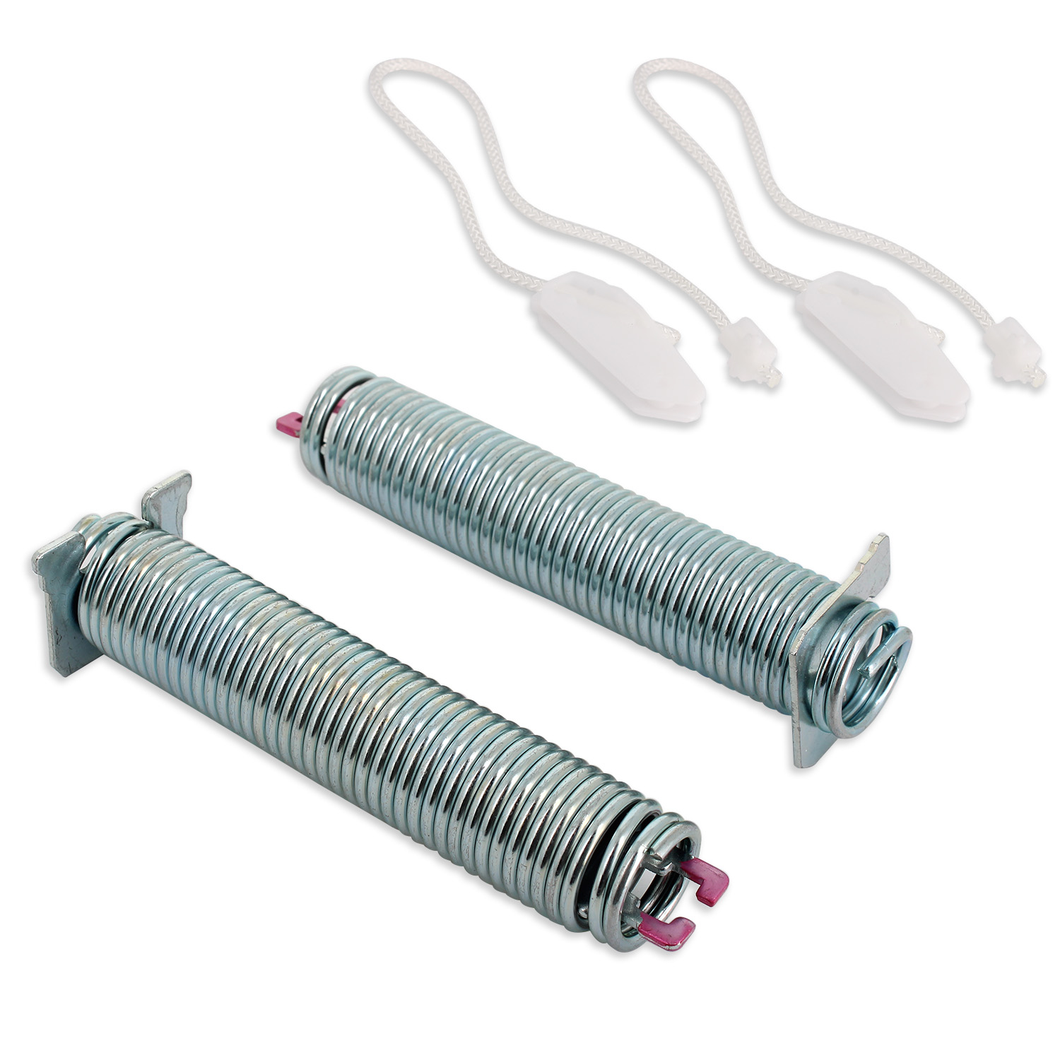 Kit riparazione cerniera lavastoviglie - molle cordoncini colore rosa adattabili
