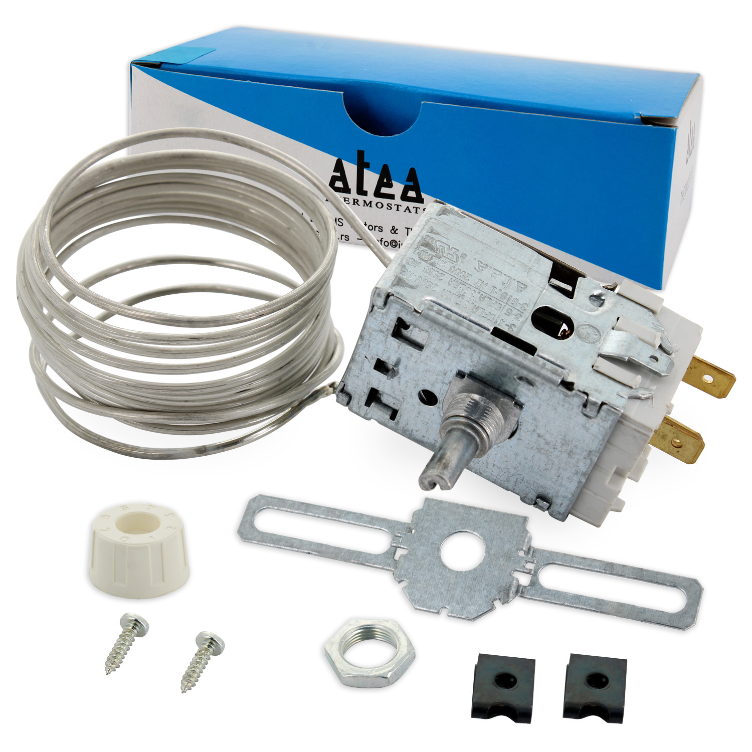 Termostato frigo atea a04.1000 kit as6 w6 - tipo ranco vs5 3 contatti capillare