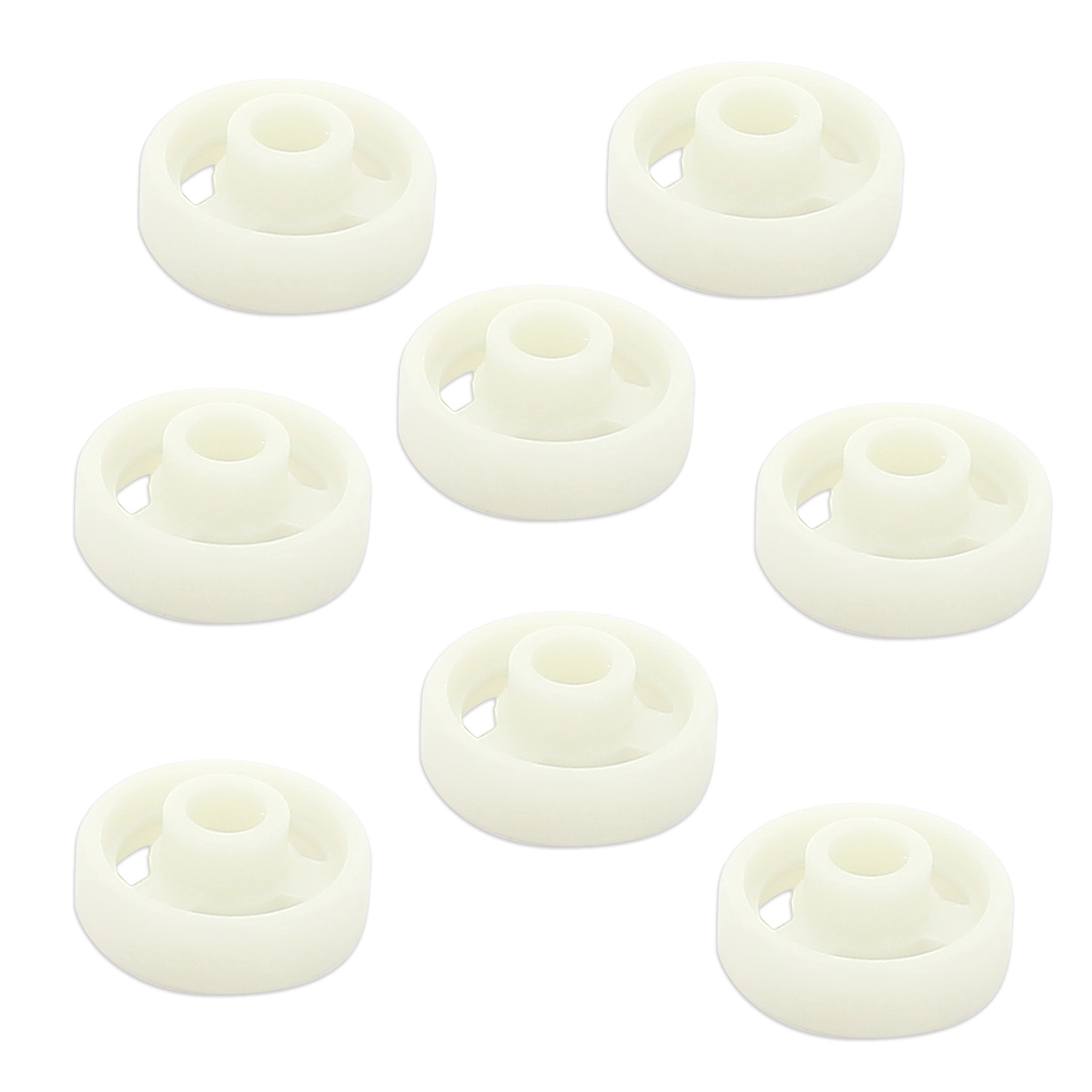 Kit 8 ruote scorrimento cesto inferiore adattabile ariston - indesit