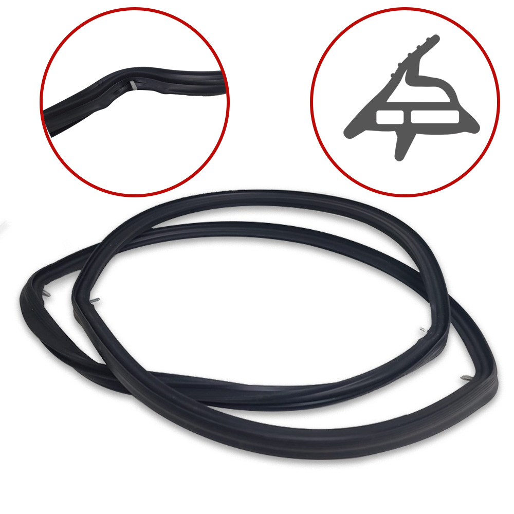 Guarnizione forno 420x320mm 4 ganci adattabile