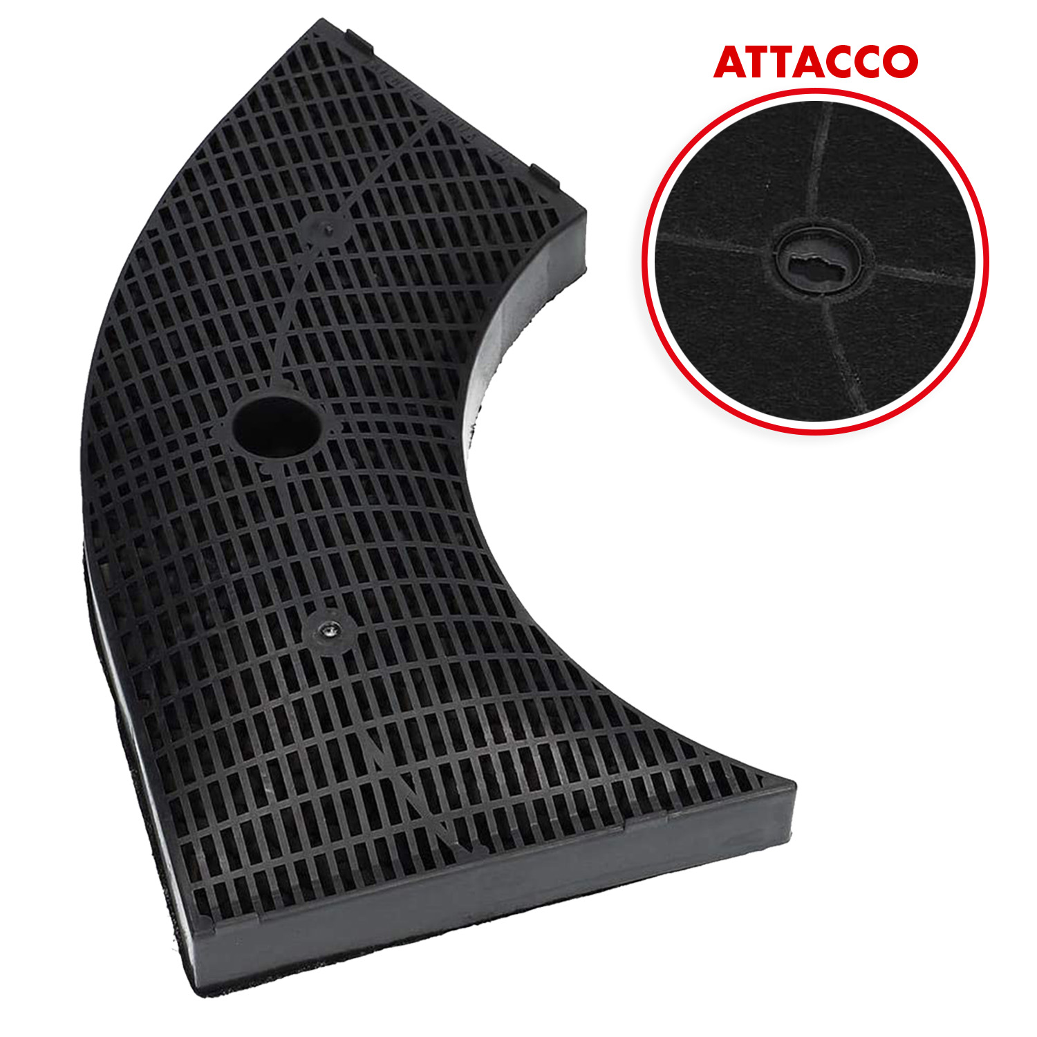 Filtro cappa a carbone type 10 adattabile