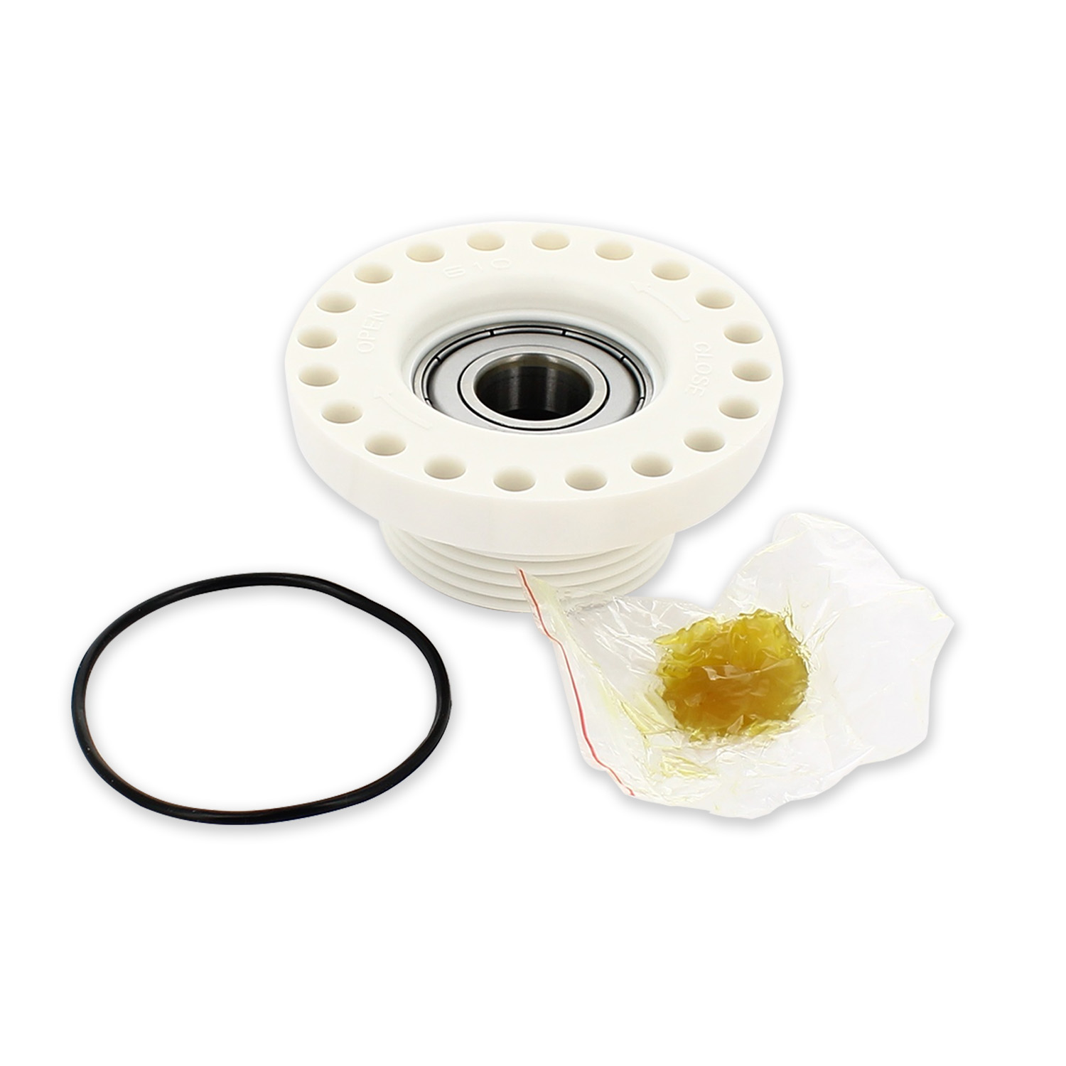 Supporto con cuscinetto filetto antiorario + o-ring bustina grasso 4g - adattabi