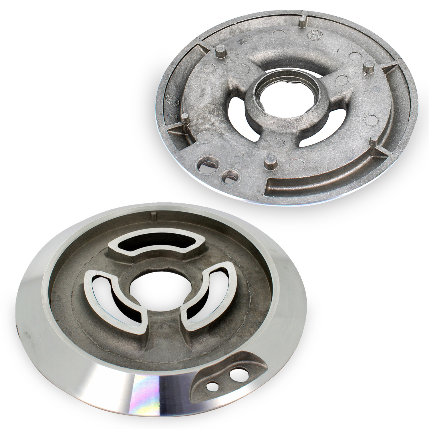 Bruciatore doppia corona a 2 fori monta spartifiamma wwfb84 adattabili