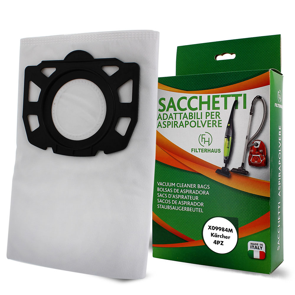Confezione 4 sacchetti microfibra in scatola adattabile