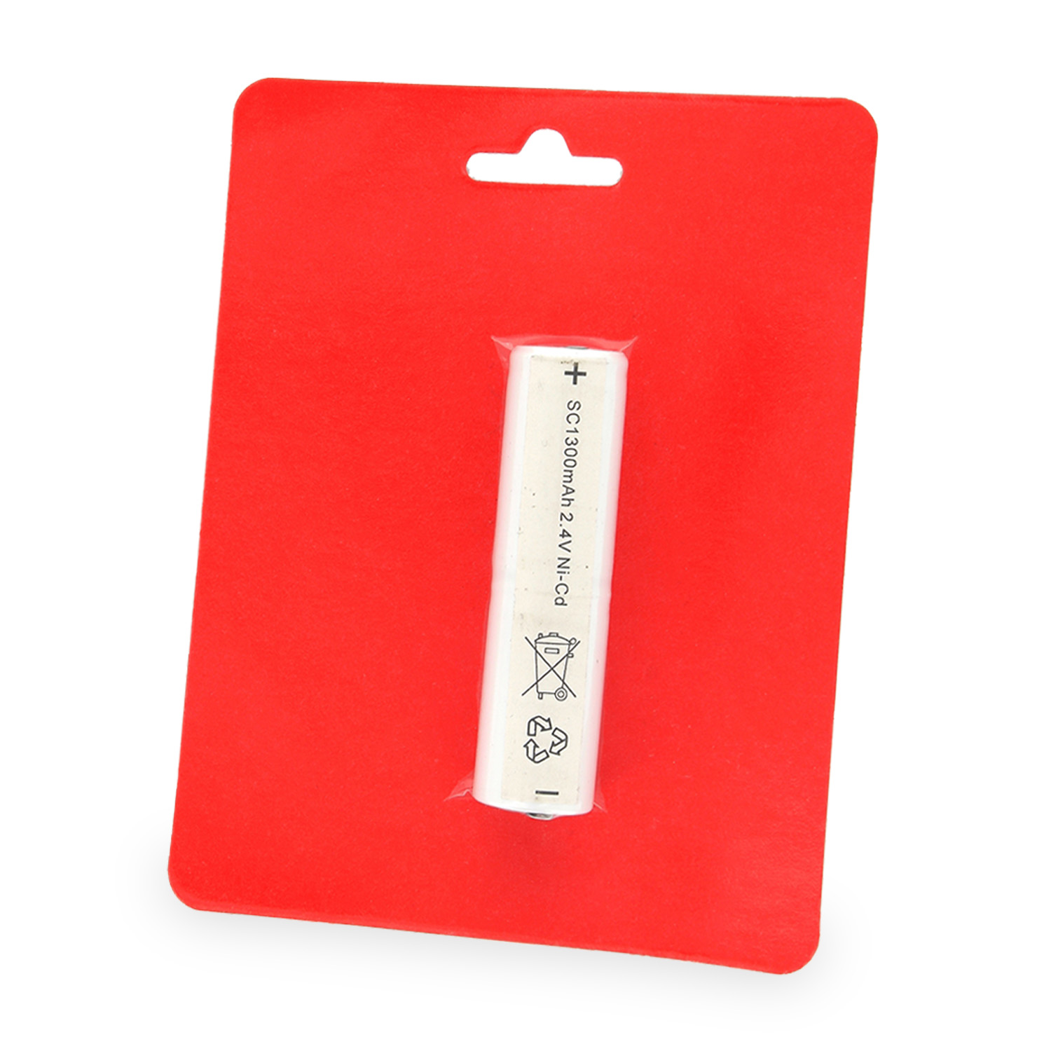 Batteria ni/mh 2x1,2v - 1300mah grattugia gratì adattabile