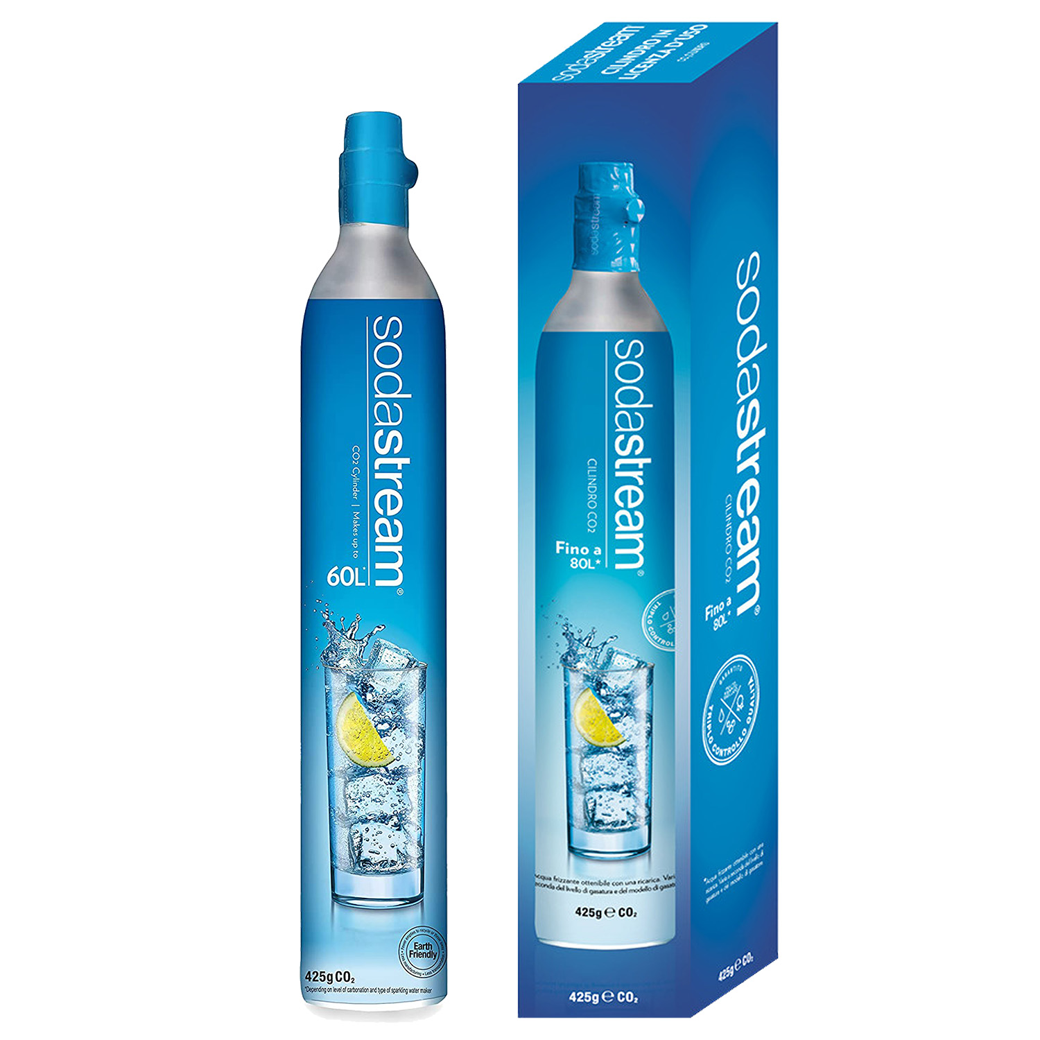 Cilindro addizionale sodastream blu