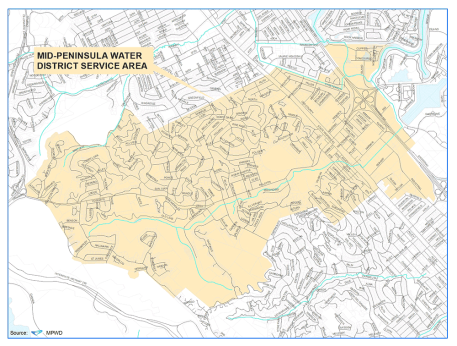 MPWD service area map