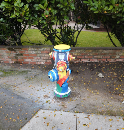 Happy Hydrant in public