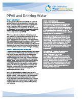 Image of SFPUC's PFAS Fact Sheet