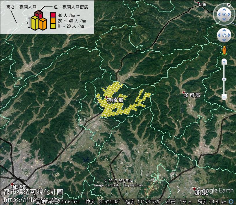 都市構造可視化計画 兵庫県神崎郡市川町の詳細