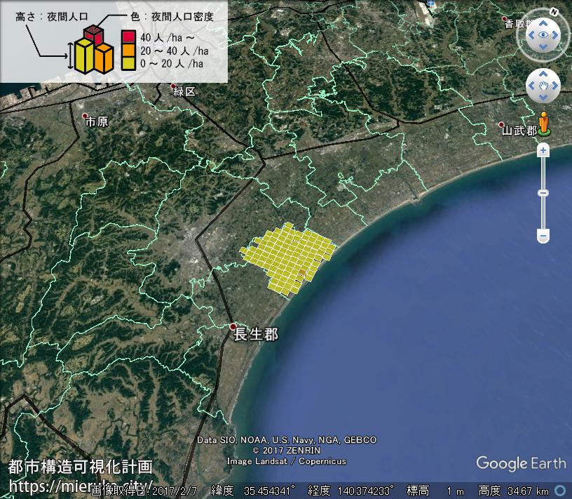 都市構造可視化計画 千葉県長生郡白子町の詳細