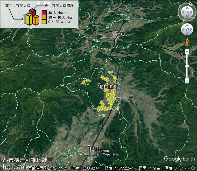 都市構造可視化計画 山形県北村山郡大石田町の詳細