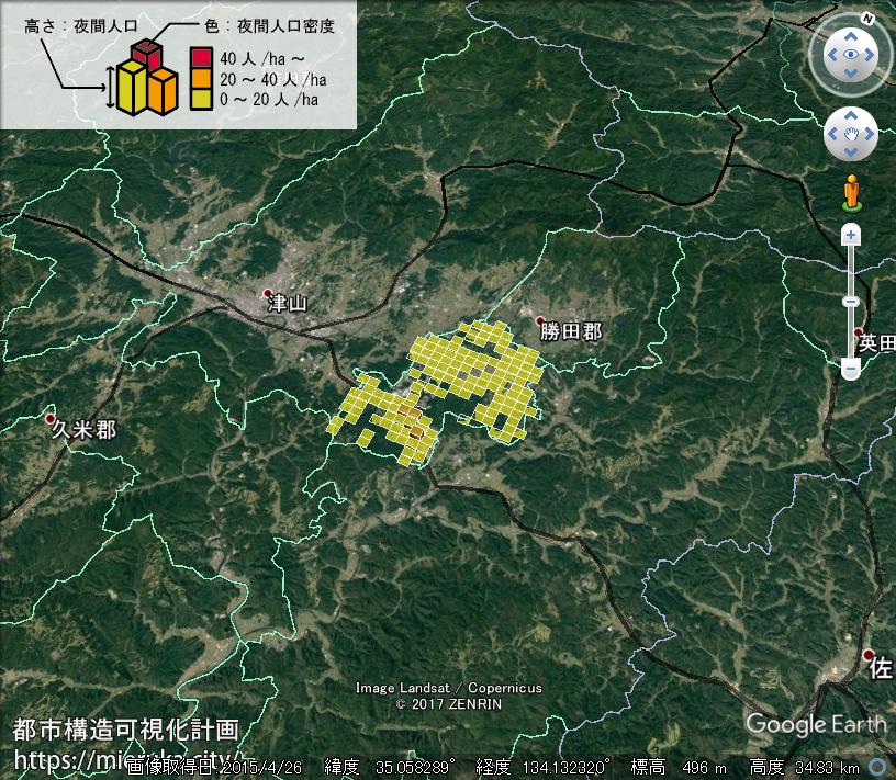 都市構造可視化計画 岡山県勝田郡勝央町の詳細