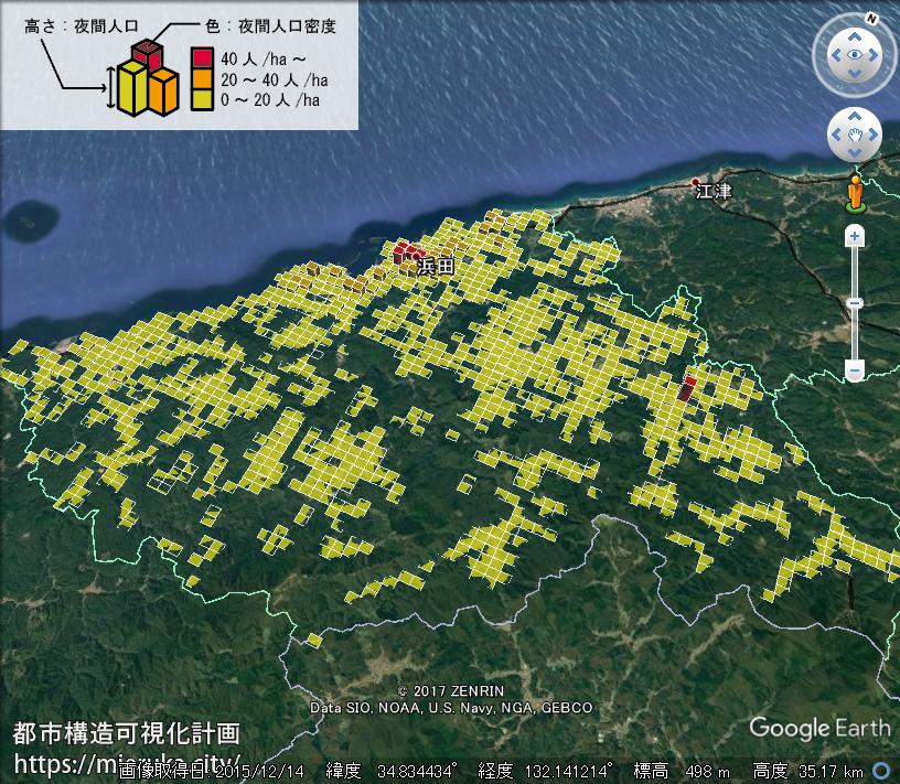 都市構造可視化計画 島根県浜田市の詳細