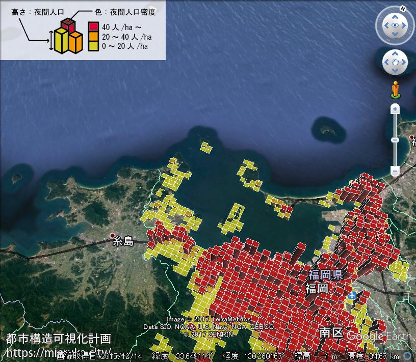 都市構造可視化計画 福岡県福岡市の詳細