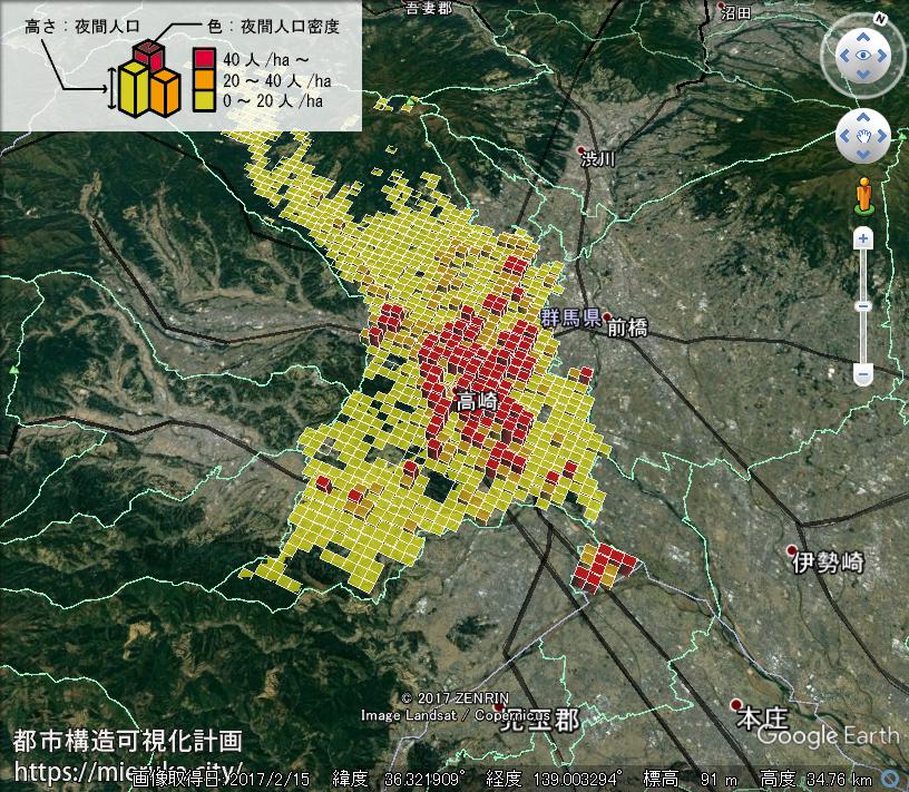 都市構造可視化計画 群馬県高崎市の詳細