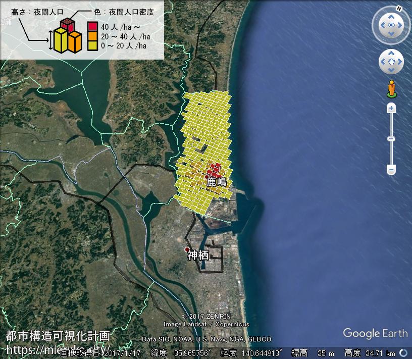 都市構造可視化計画 茨城県鹿嶋市の詳細