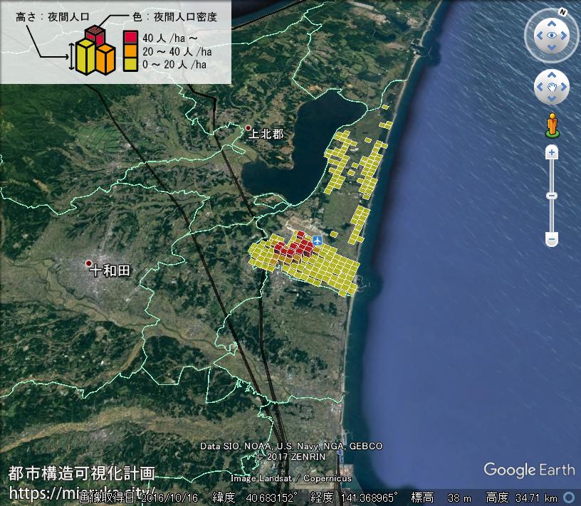 都市構造可視化計画 青森県三沢市の詳細