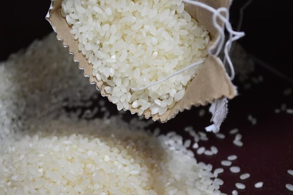 White rice lot