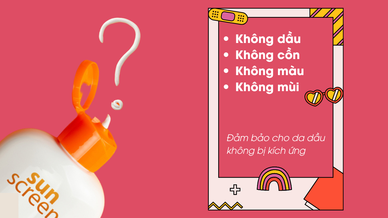 Yếu tố 4 không của kem chống nắng