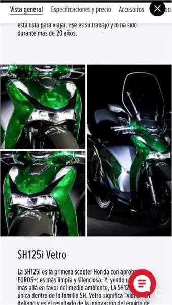 Honda SH125i – Vista 5