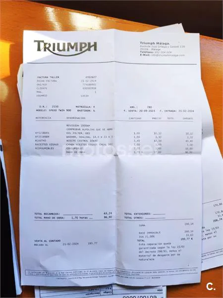 Triumph Speed Twin 900 – Vista 7