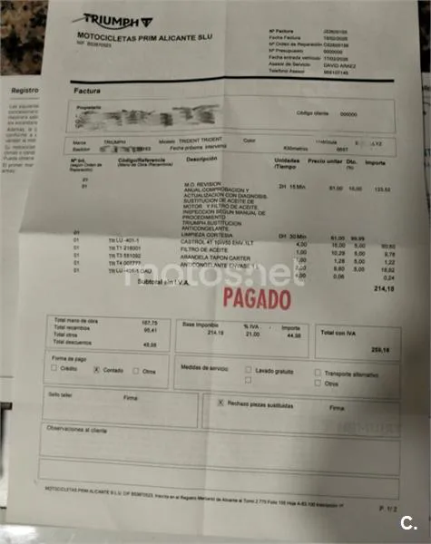 Triumph Trident 660 – Vista 2