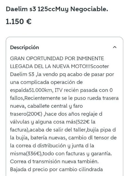 Daelim S3 125 FI Touring – Vista 3