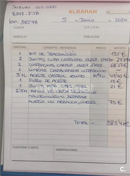 Suzuki GS 500 – Vista 5