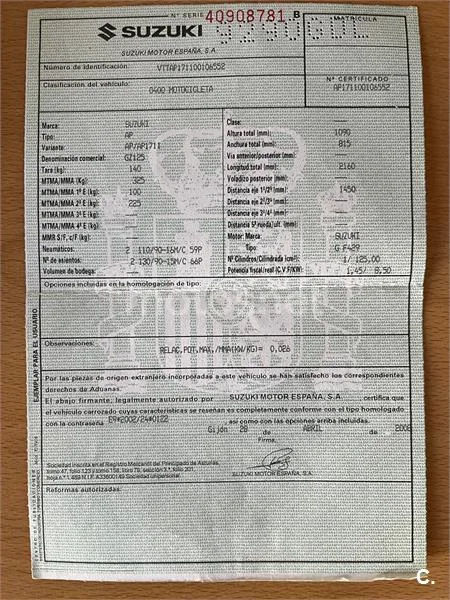 Suzuki Marauder 125 1495 € 2008 Sevilla - 2