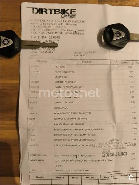 Yamaha FZ6 S – Vista 11