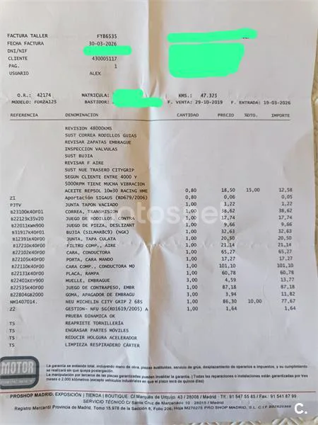 Honda Forza 125 – Vista 12