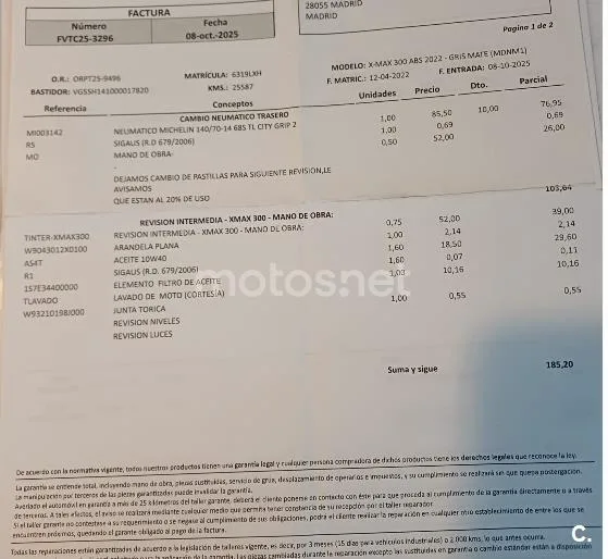 Yamaha XMAX 300 – Vista 10