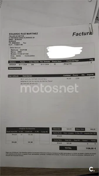 BMW K 1200 GT – Vista 10