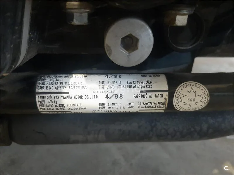 Yamaha V-Max 1200 – Vista 11