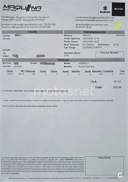 Suzuki GSR 600 – Vista 5