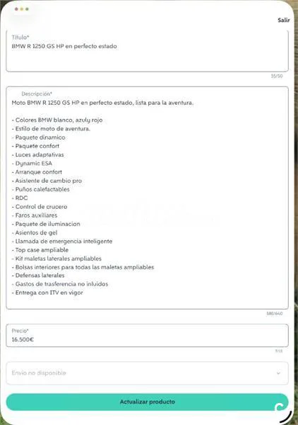 BMW R 1250 GS – Vista 7