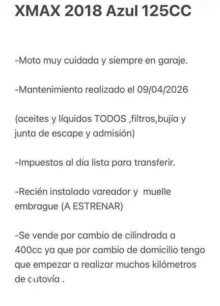 Yamaha XMAX 125 – Vista 3