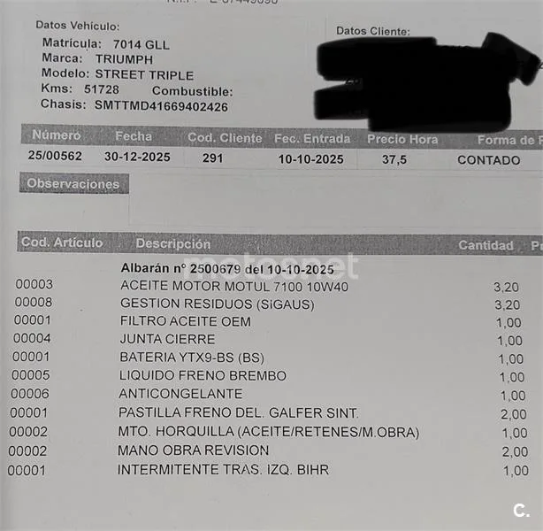 Triumph Street Triple R – Vista 3