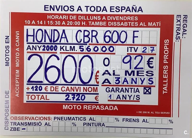 Honda CBR 600 F – Vista 9