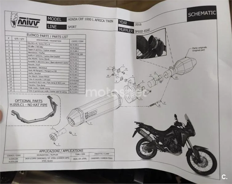 Honda CRF 1100L Africa Twin – Vista 21