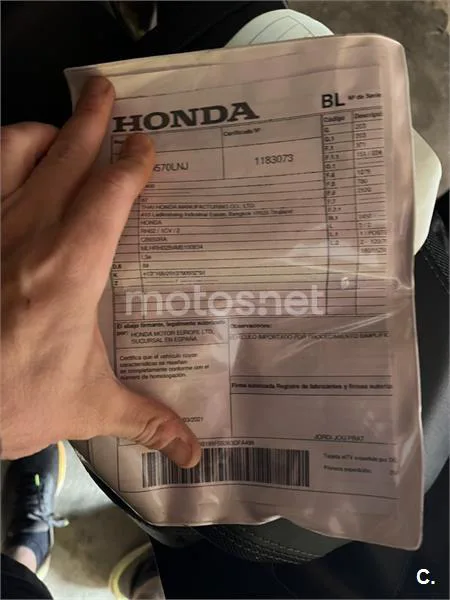 Honda CB 650 R – Vista 25