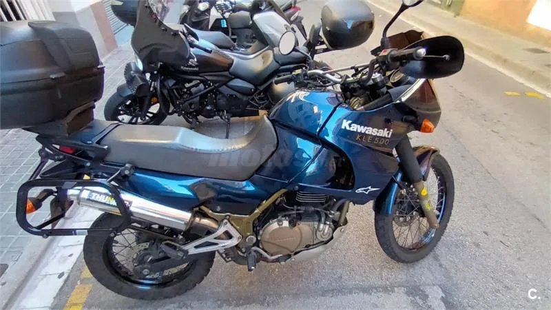 Kawasaki KLE500 – Vista 3