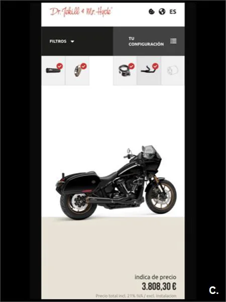 Harley-Davidson Low Rider ST – Vista 9