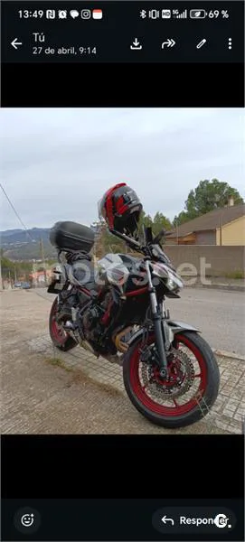 Kawasaki Z650 – Vista 2
