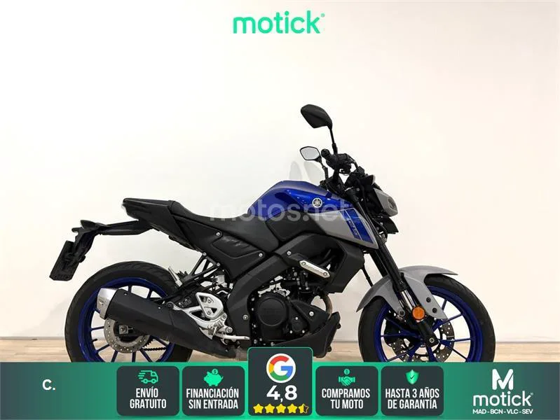Yamaha MT-125 – Vista 1