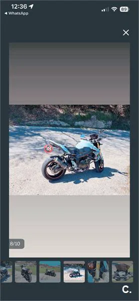 Suzuki GSR 750 – Vista 8